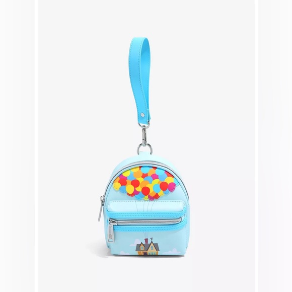 Loungefly Handbags - NWT Loungefly Disney Pixar Up Carl's House & Balloons Wristlet Fanny Pack Bag